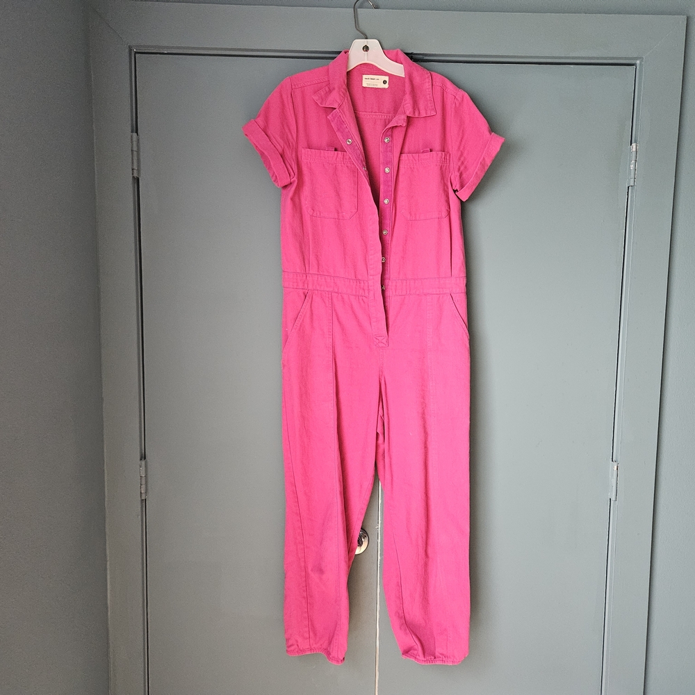 Hot Pink Back Beat Co. Jumpsuit Coveralls